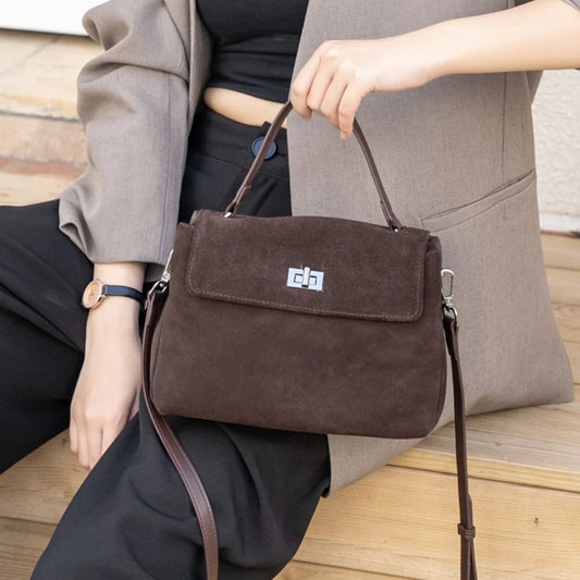 The Camille Suede Crossbody Bag - Effortless Everyday Elegance - Tessbury - situation