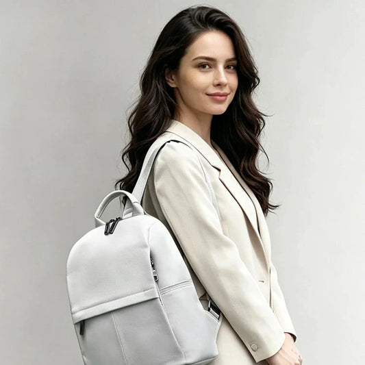 Ivy Backpacks - Genuine Cow Leather Fashion Backpack for Women - Tessbury - situation