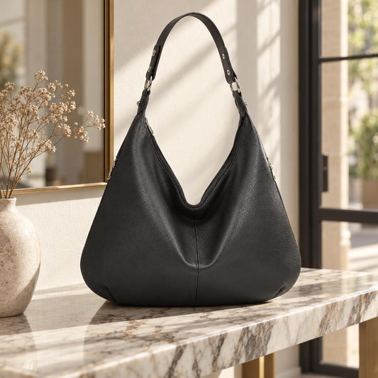 The Marina Tote Bag - Retro Patchwork Design for Everyday Carry - Tessbury - Mise en situation
