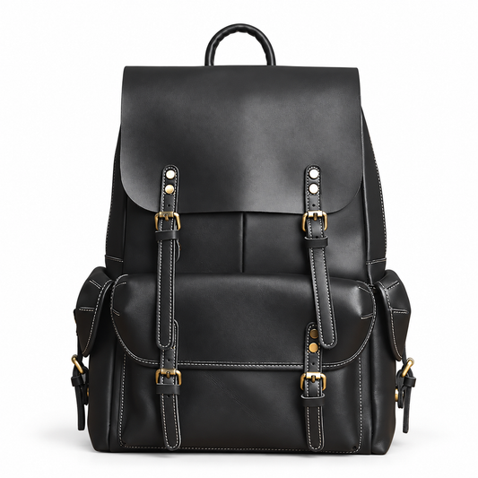 Heritage Leather Backpack - Vintage Casual Travel Backpack Collection