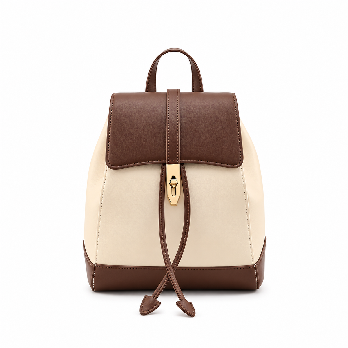The Patchwork Backpack - Genuine Cow Leather Backpack for Urban Days