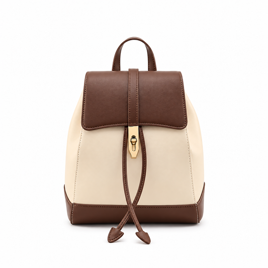 The Patchwork Backpack - Genuine Cow Leather Backpack for Urban Days