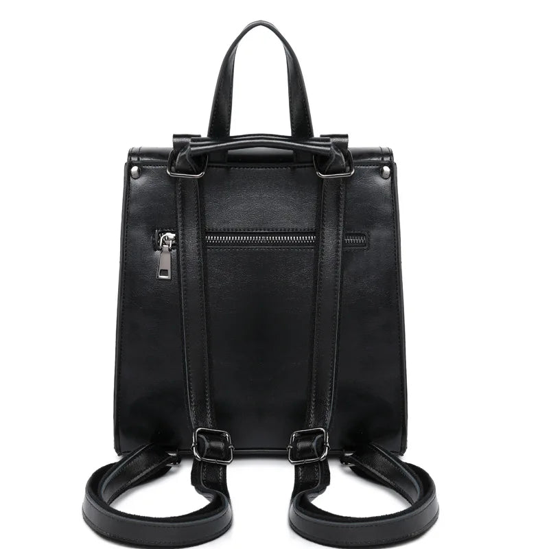 The Coffee Hour Backpack - Genuine Leather Everyday Backpack for Women - Tessbury - photo