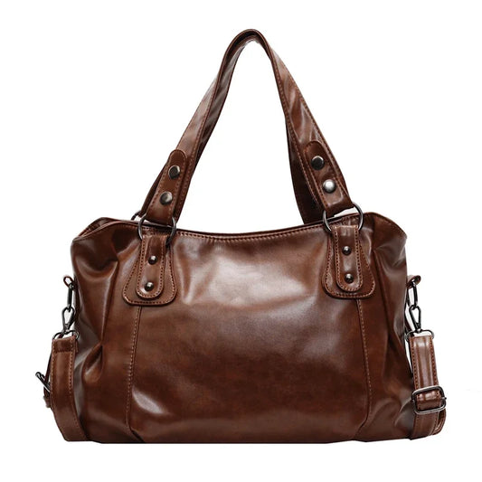 The Heritage Tote Bags - Retro Soft Leather Carryall for Everyday Elegance - Tessbury - photo
