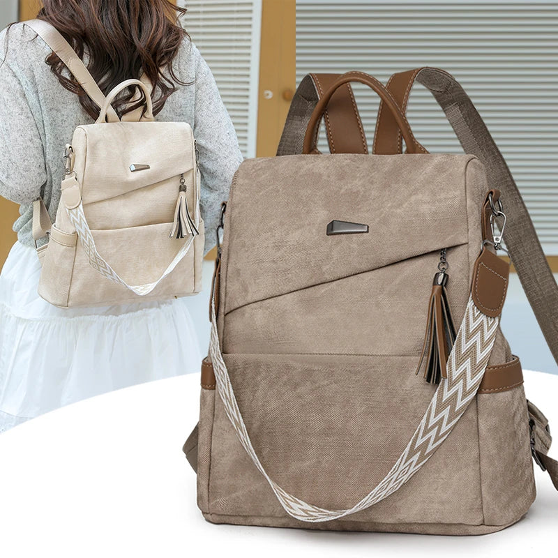 The Edit Backpack - Structured Leather Daypack for Everyday Elegance - Tessbury - situation