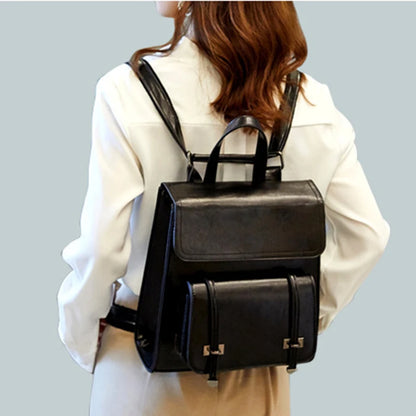 The Coffee Hour Backpack - Genuine Leather Everyday Backpack for Women - Tessbury - situation