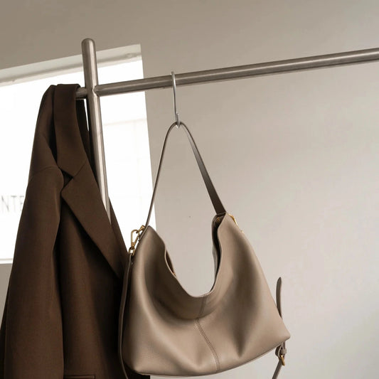 The Camille Shoulder Bag - Genuine Cowhide Leather Shoulder Bags for Women - Tessbury - situation