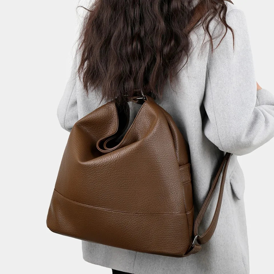 The Arcadia Backpack - Soft Leather Style for Everyday Journeys - Tessbury - situation