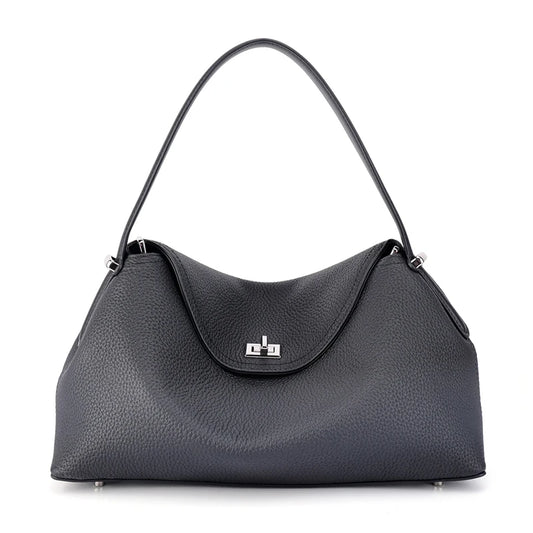 The Heritage Shoulder Bag - Genuine Cowhide Leather Retro Shoulder Bags - Tessbury - photo