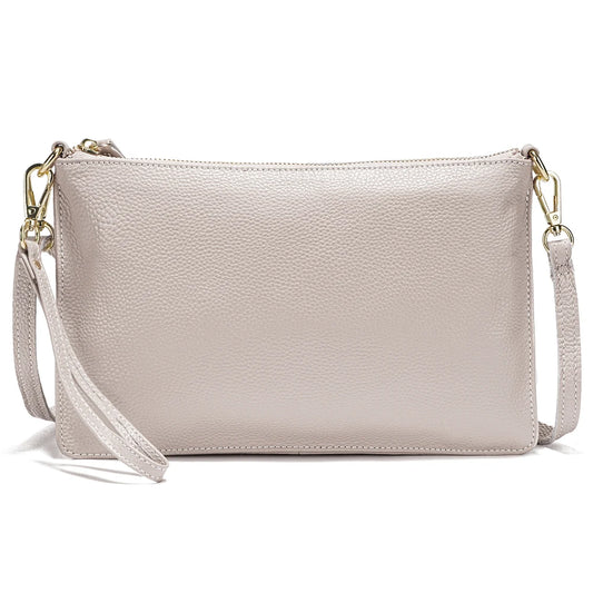 Zoe Envelope Crossbody Bags - Soft Genuine Leather with Long Strap - Tessbury - photo
