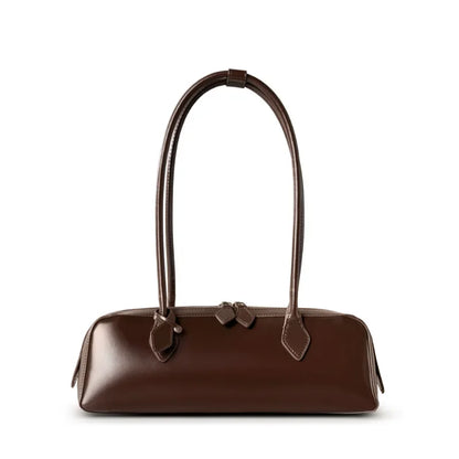 Vintage Shoulder Bags in Genuine Cow Leather, Korean Design - Tessbury - photo