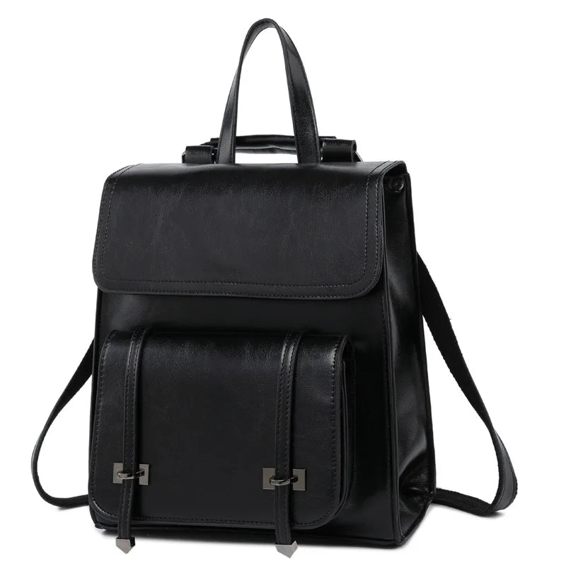 The Coffee Hour Backpack - Genuine Leather Everyday Backpack for Women - Tessbury - photo
