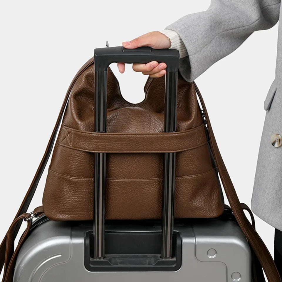 The Arcadia Backpack - Soft Leather Style for Everyday Journeys - Tessbury - situation