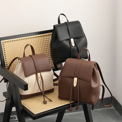 The Patchwork Backpack - Genuine Cow Leather Backpack for Urban Days - Tessbury - photo