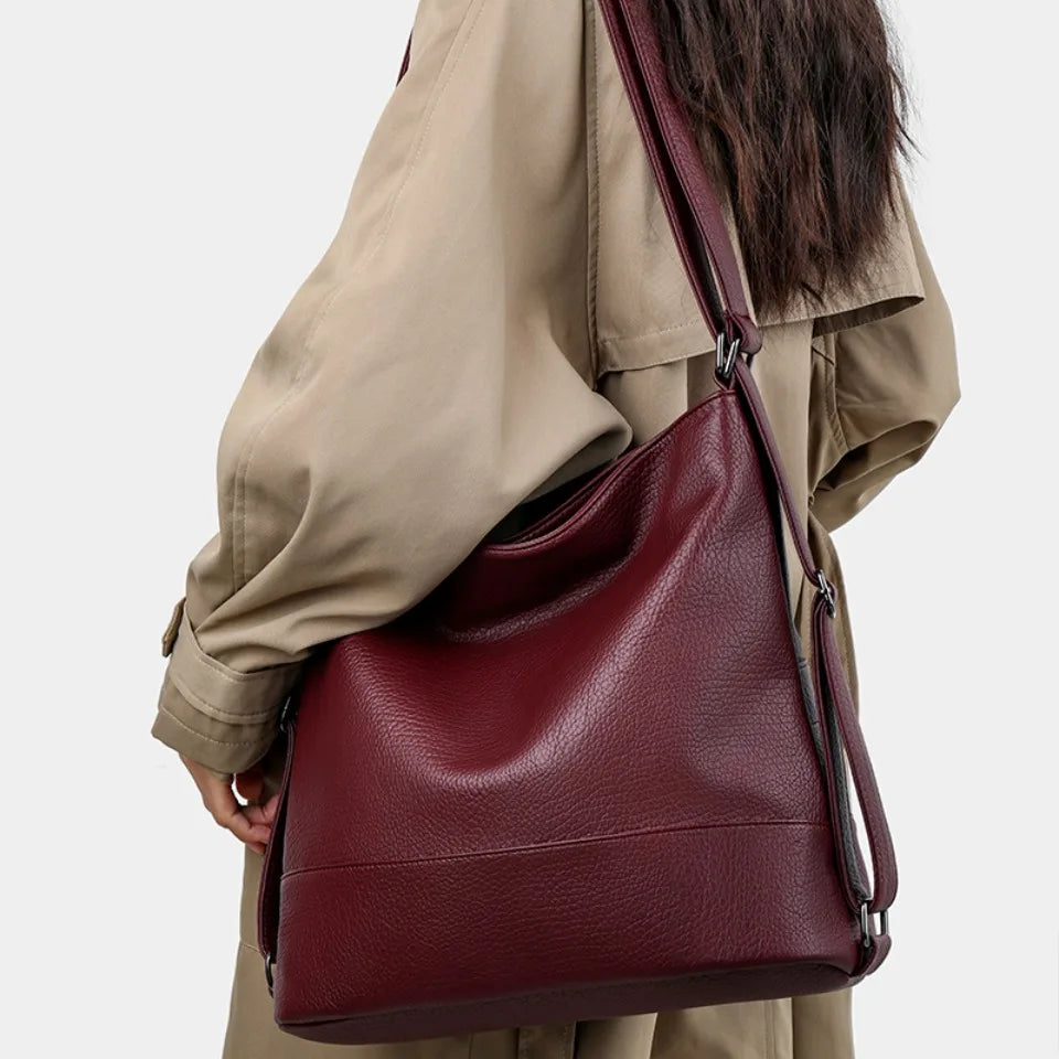 The Arcadia Backpack - Soft Leather Style for Everyday Journeys - Tessbury - situation