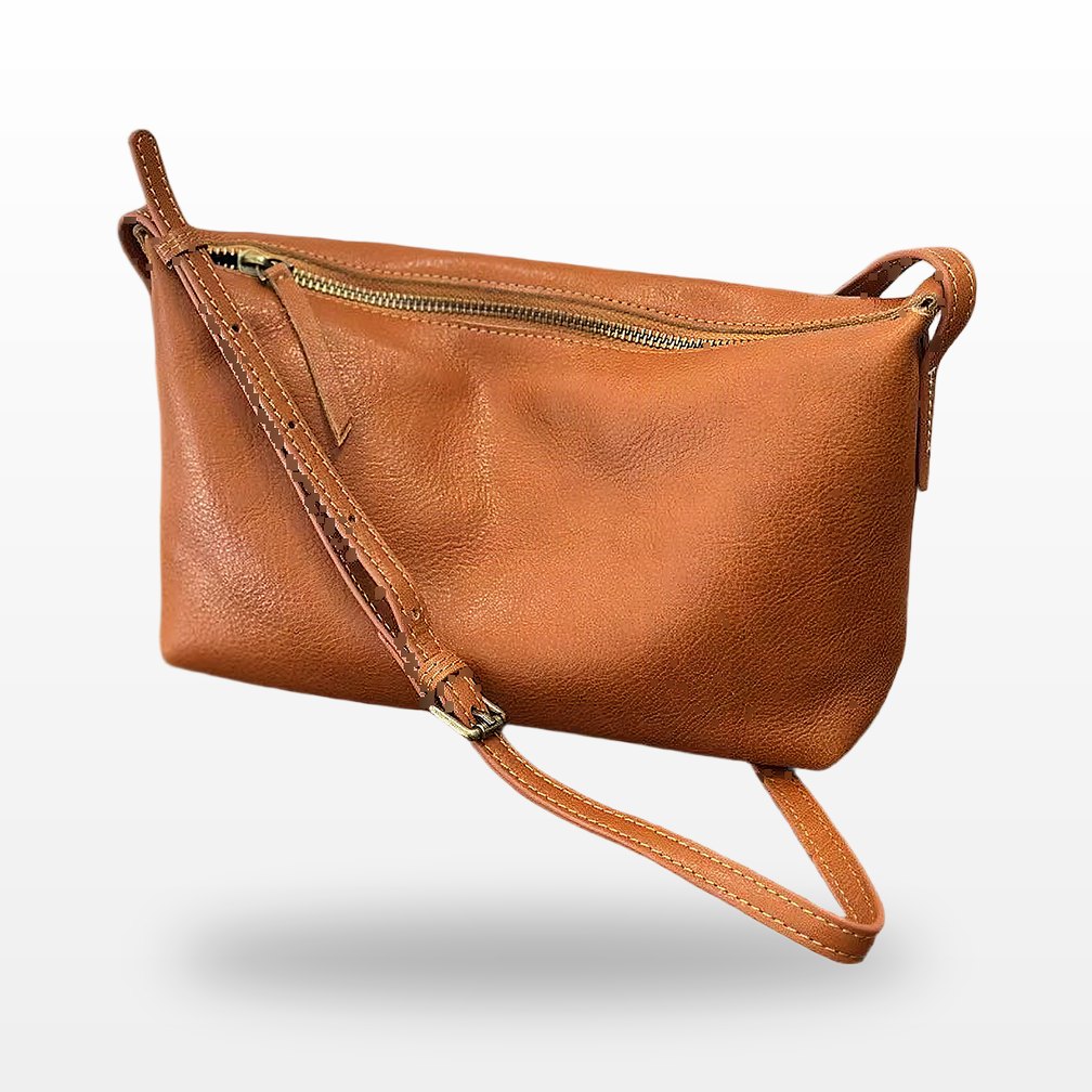 The Nora Crossbody Bags - Soft Cowhide Leather Dumpling Bag for Women - Tessbury - photo