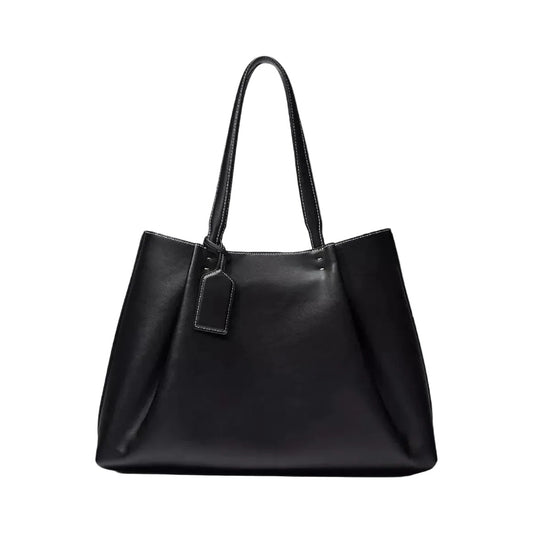 The Clip Tote Bag, Structured Leather Tote for Everyday Elegance - Tessbury - photo