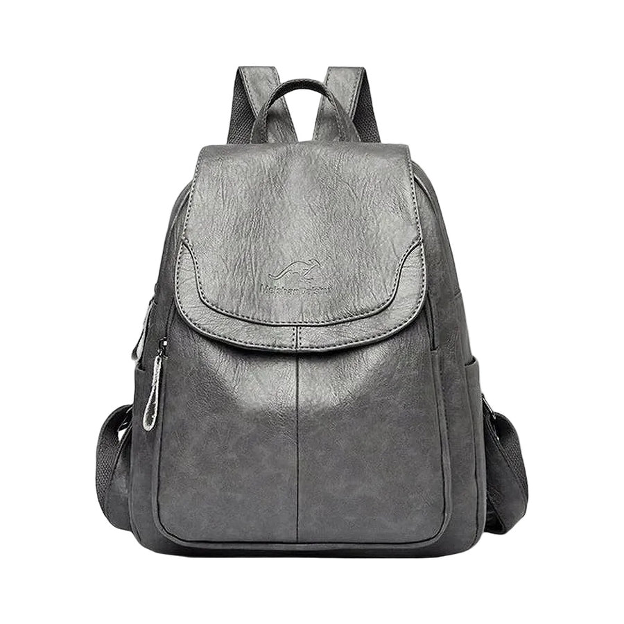 The Embossed Backpack, Soft Leather Edition for Everyday City Style