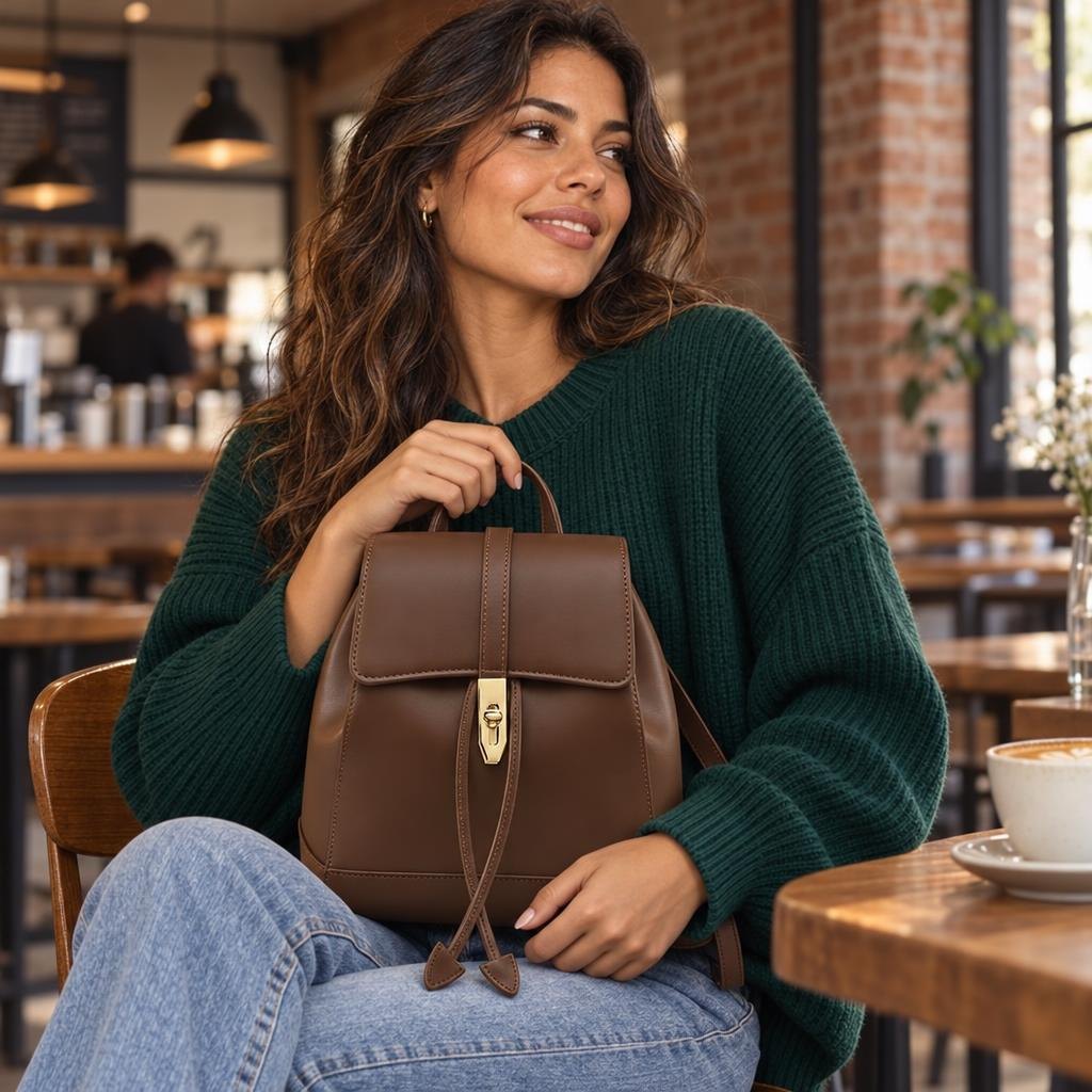 Couleur : Brown portée