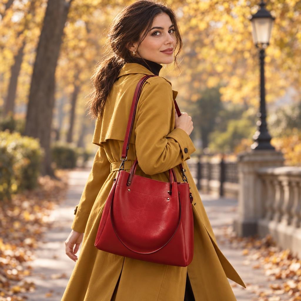 Couleur : Burgundy portée