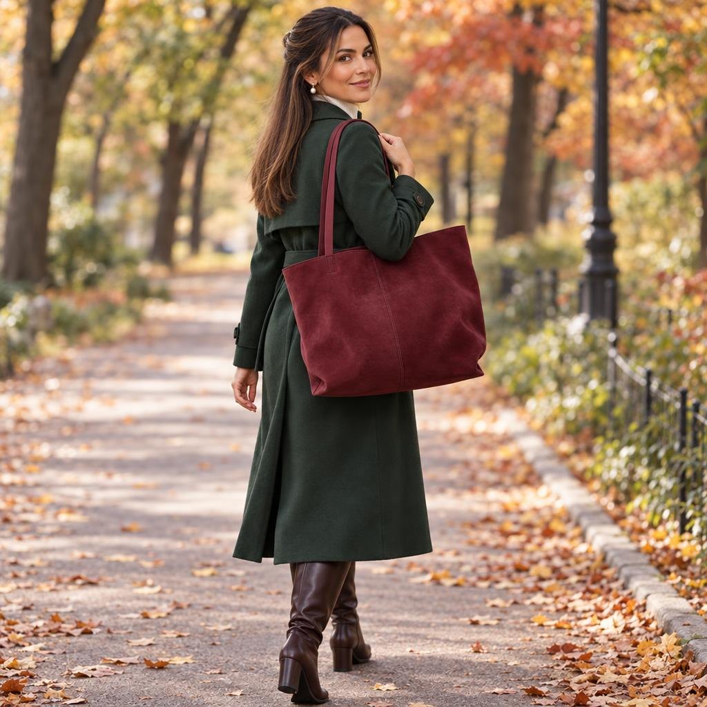 Couleur : Burgundy portée